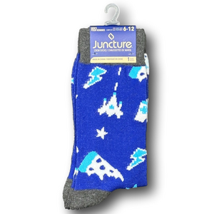 3/$18 Video Games & Pizza Retro Funny Novelty Crew Socks - NWT